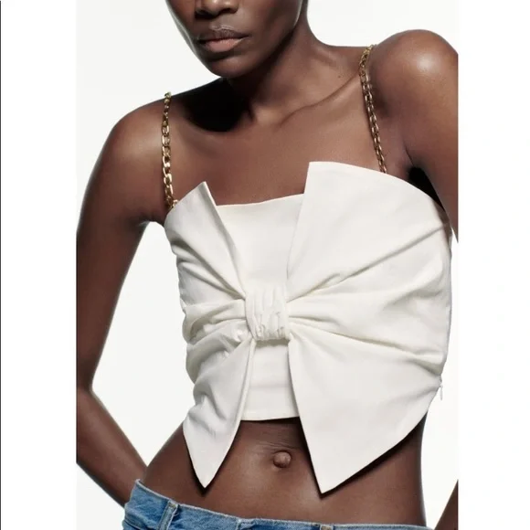 Zara chain strap top - Picture 5 of 11